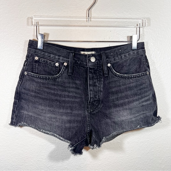 Madewell Pants - MADEWELL relaxed denim shorts washed black